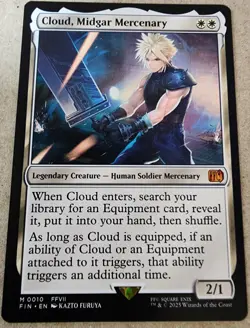 Cloud, Midgar Mercenary - #10 Regular - Final Fantasy - Mtg - Image 1