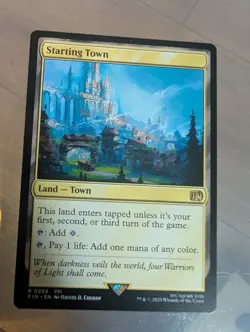 MTG ~ Starting Town ~ Final Fantasy ~ Near Mint ~ Rare - Image 1