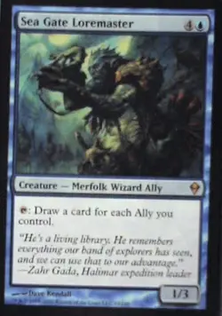 Sea Gate Loremaster - Zendikar: #63, Magic: The Gathering Nm R172 - Image 1