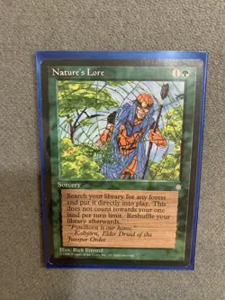 Magic: The Gathering MTG Nature's Lore Sorcery Ice Age 1995 - Lightly-Played/LP! - Image 1