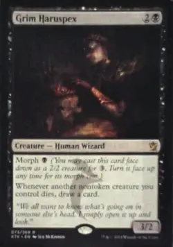 Grim Haruspex - Khans of Tarkir: #73, Magic: The Gathering Nm R169 - Image 1