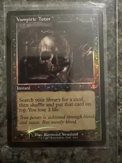 Vampiric Tutor (Retro Frame) Dominaria Remastered Foil - Image 1