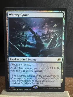 MTG Edge Of Eternities (EOE) Watery Grave 0261 Rare Foil - Image 2