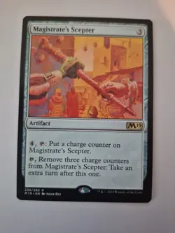 1x Magistrate's Scepter - Magic 2019 - M19 Core Set - English - 238 NM x1 - Image 1