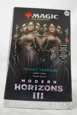 Magic The Gathering Modern Horizons 3 Tricky Terrain Commander Deck New Sealed - Image 1