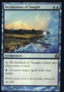 Declaration of Naught - Morningtide: #29, Magic: The Gathering Nm R155 - Image 1