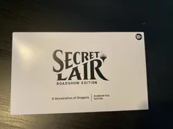 SDCC 2025 Secret Lair A Devastation of Dragons Roadshow Rainbow Foil Exclusive - Image 1