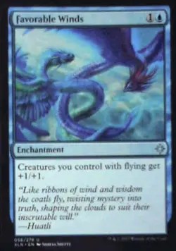 Favorable Winds - Ixalan: #56, Magic: The Gathering Nm R145 - Image 1