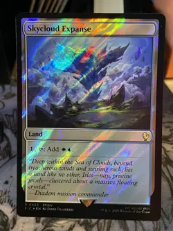 Skycloud Expanse (Surge Foil) Commander: Final Fantasy NM MTG Magic Card - Image 1