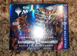 1x Commander Legends: Battle for Baldur's Gate: Collector Booster Box New Seal - Image 1