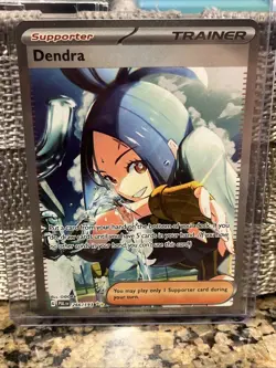 Pokemon TCG Dendra Trainer Card Sir 266/193 Paldea Evolved - Image 1