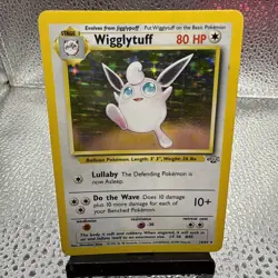 Pokemon TCG - Jungle - 16/64 Wigglytuff - Rare Holo LP - Image 1