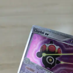 FULL SWIRL 🌀💫 LP Claydol ex Power Keepers 93/108 Holo Ultra Rare Pokemon Card - Image 3