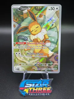 2025 Pokemon Scarlet & Violet - SVP Black Star Promos Eevee #173 - Image 1