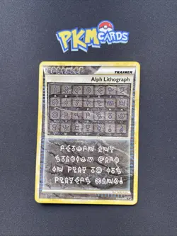 Pokemon TCG Alph Lithograph Undaunted Secret Rare LP. - Image 1