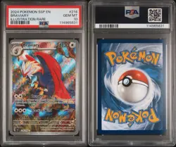 Pokemon Surging Sparks Illustration Rare PSA 10 Braviary 214/191 Gem Mint Card - Image 1
