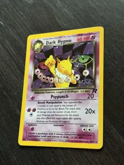 Dark Hypno 9/82 Holo - Team Rocket Set WOTC Pokemon 2000 - LP - Image 5