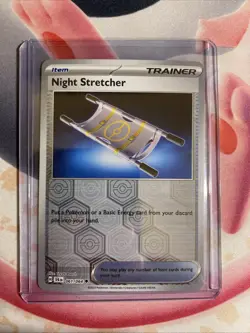 Pokemon - Night Stretcher 61/64 - Shrouded Fable Reverse Holo NM - Image 3