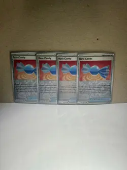 Pokemon TCG 4x Rare Candy Playset 089/091 Paldean Fates Reverse Holofoil NM - Image 1