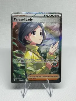 Pokemon-Parasol Lady 255/182 Sv04: Paradox Rift Holo Illustration Rare - Image 1