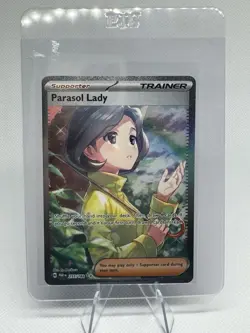Pokemon-Parasol Lady 255/182 Sv04: Paradox Rift Holo Illustration Rare - Image 3