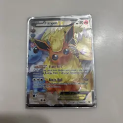 Pokemon TCG Flareon EX Full Art Holo Ultra Rare RC28/RC32 Generations - Image 1