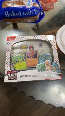 Pokemon TCG Scarlet & Violet 151 Poster Collection Box 3 Packs - New/Sealed - Image 1