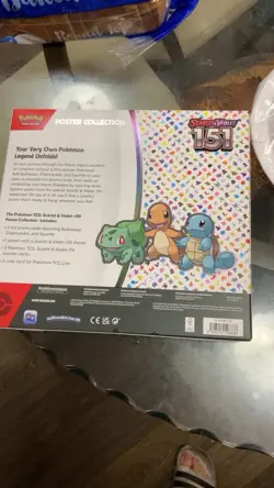 Pokemon TCG Scarlet & Violet 151 Poster Collection Box 3 Packs - New/Sealed - Image 2