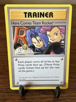 Pokemon TCG - Evolutions - Here Comes Team Rocket 113/108 Secret Rare - NM - Image 1