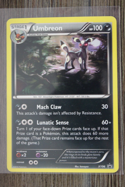 Pokemon TCG Umbreon 2016 XY96 XY Holo Black Star Promo Foil Cosmos - Image 1