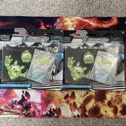 X2 Pokemon TCG Scarlet & Violet Black Bolt Tech Sticker Collection Reuniclus - Image 1