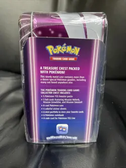 Pokemon Collector Chest Winter 2022 Factory Sealed Lunch Box Tin Dialga & Palkia - Image 3