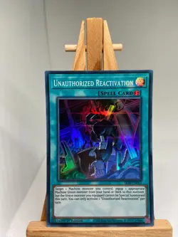 Unauthorized Reactivation - Super Rare 1st Edition SR10-EN041 - LP - YuGiOh - Image 1