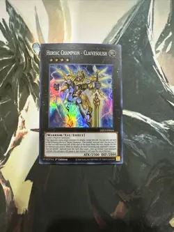 Yugioh Heroic Champion - Claivesolish Super Rare DIFO - Image 1