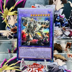 Yugioh Embers of the Ashened LEDE-EN093 Super Rare 1st Ed Near Mint - Image 1