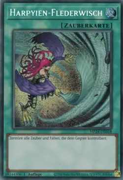 yugioh Harpyien - Flederwisch MP24-DE058 Secret Rare 1.Auflage Deutsch - Image 1