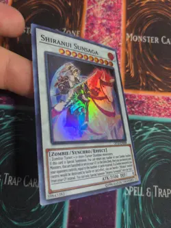 Yu-Gi-Oh! Shiranui Sunsaga OP10-EN008 Unlimited Super Rare NM - Image 2