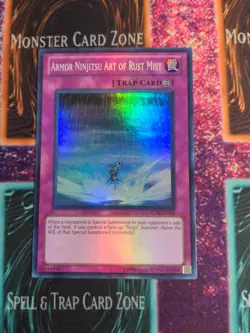 Yu-Gi-Oh! Armor Ninjitsu Art of Rust Mist ORCS-EN069 Unlimited Super Rare NM/LP - Image 1
