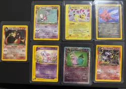Pokemon Vintage Lot Of 7 Cards See Pics - Image 1