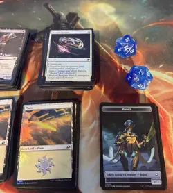 230 Card Lot: MTG Edge of Eternities (136C, 46U, 1R, 17 tokens, 33 lands, 2 dice - Image 3
