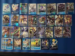 Digimon TCG Lot (Blue Cards) - R, SR, SEC, Alts! - Image 1