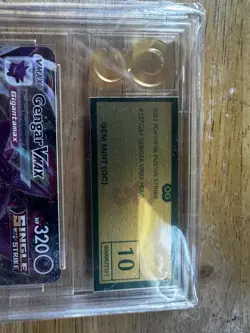 Pokemon Gengar VMAX 2021 Fusion Strike English Card 157/264 - Gem Mint 10 OC - Image 2