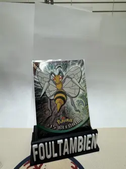 2000 Topps Pokemon TV Animation Edition Beedrill Foil Card - Image 1