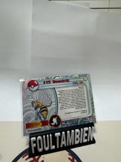 2000 Topps Pokemon TV Animation Edition Beedrill Foil Card - Image 2