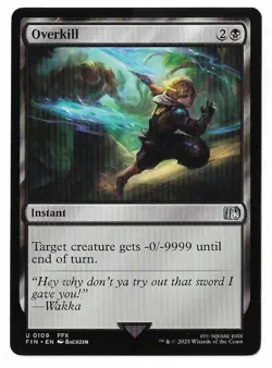 MTG Overkill Final Fantasy (FIN) Uncommon Magic Card #0109 Unplayed - Image 1