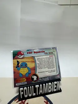2000 Topps Pokemon TV Animation Edition Squirtle Foil Card - Image 2