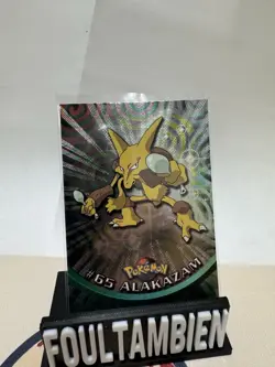 2000 topps pokemon tv animation series 2 Alakazam Foil Card - Image 1