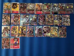 Digimon TCG Lot (Red Cards) - R, SR, SEC, Alts! - Image 1