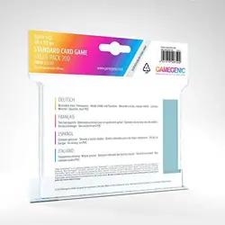 Clear Gamegenic Standard Size Card Sleeves 200ct Value Pack - Image 3