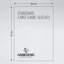Clear Gamegenic Standard Size Card Sleeves 200ct Value Pack - Image 4